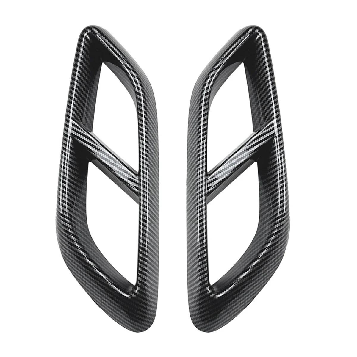 Car Exhaust Pipe Trim Cover Stickers for Mercedes-Benz CLE Coupe C236 2024+ AMG Car Tail Throat Decor Frame Carbon Fiber