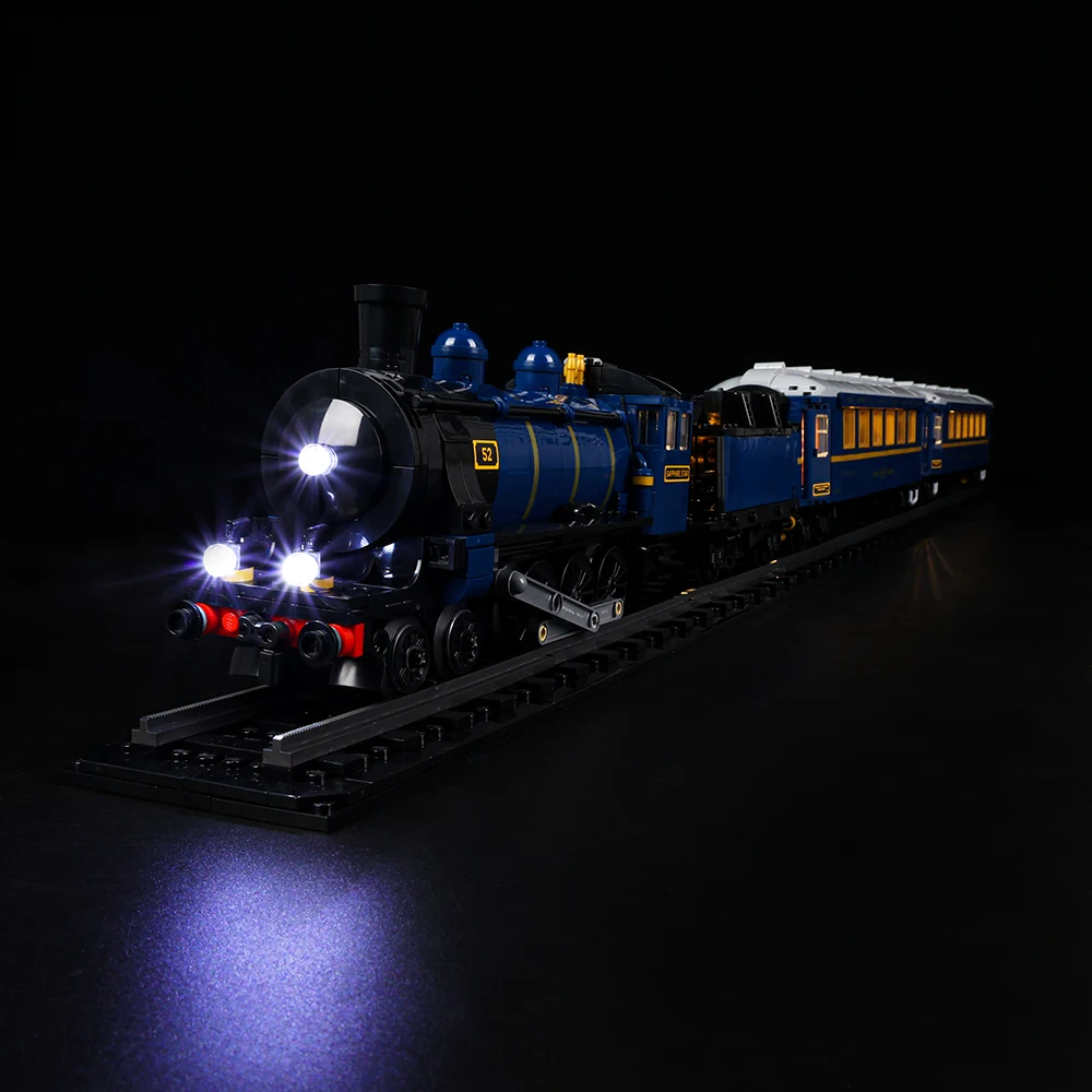 Kyglaring-Ensemble d'éclairage LED pour train Orient Express, blocs de construction à collectionner, jouets de bricolage, blocs de construction non inclus, 21344