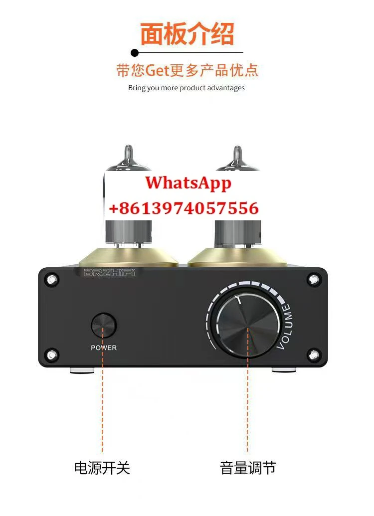 Аудио BRZHiFi желчный усилитель мощности TPA-6A2 лихорадка 5,0 Bluetooth ламповый цифровой усилитель мощности