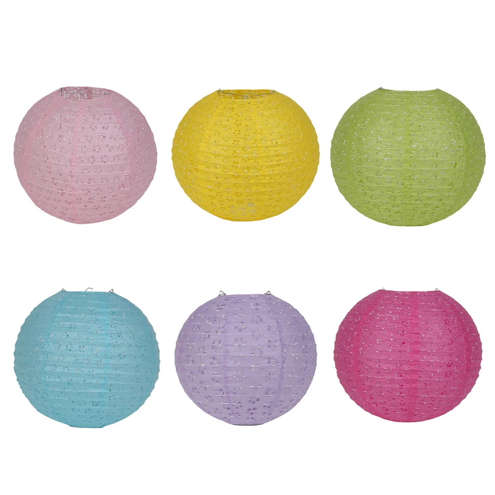 

6pcs Colorful Foldable Halloween Pumpkin Lanterns 8 Inch Decorative Paper Lights For Party Home Garden Spooky Glowing Decoration