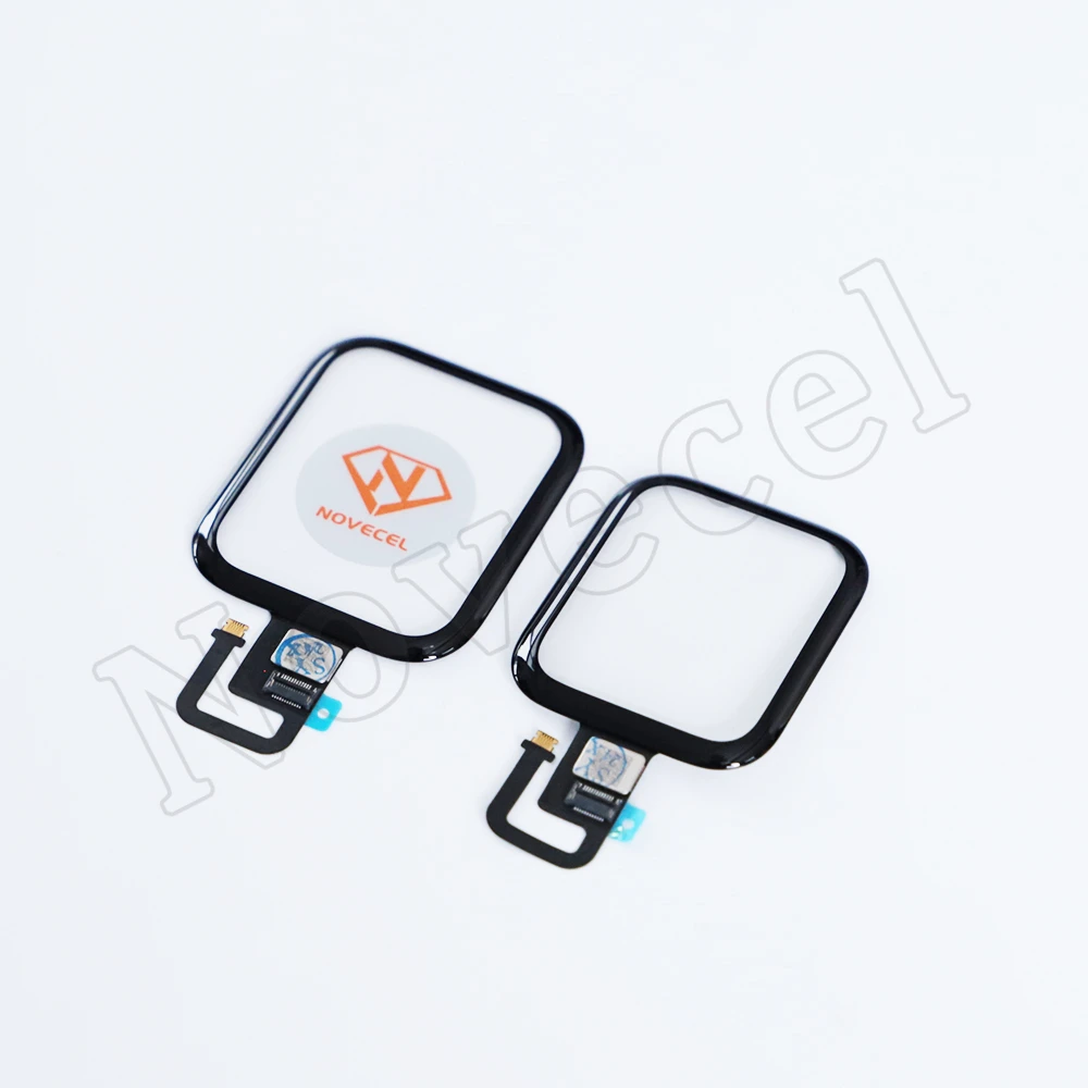 Novecel 5pcs For Apple Watch Series 3 4 5 6 7 8 SE 38 42mm Touch Digitizer Glass Screen+OCA Film External Lens Panel Replacement
