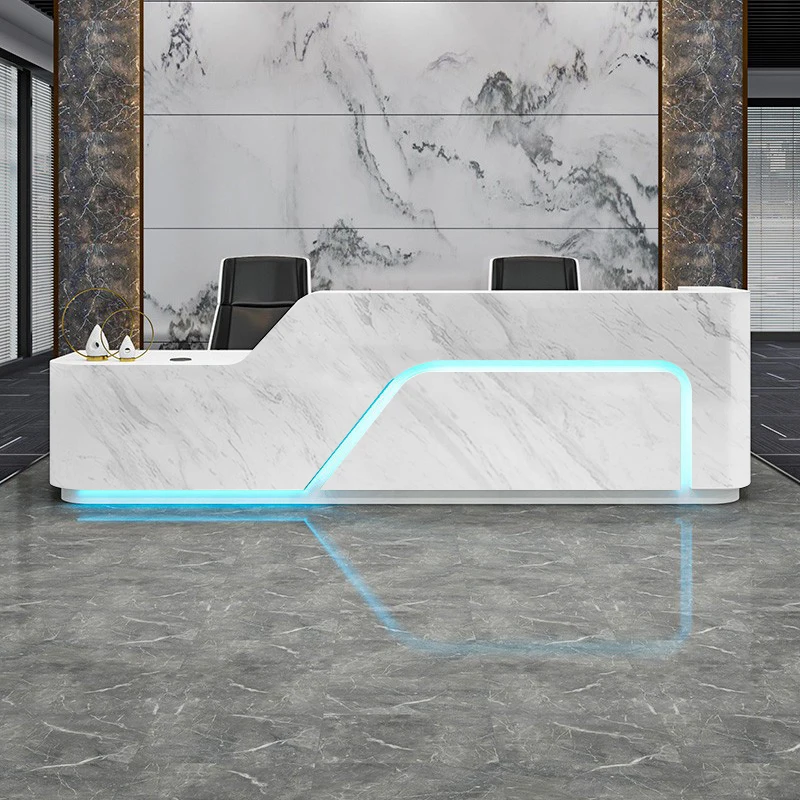 

Executive Bar Reception Desks Modern Shop Beauty Luxury Hotel Restaurant Display Reception Desks Design Bureau Trendy Furniture