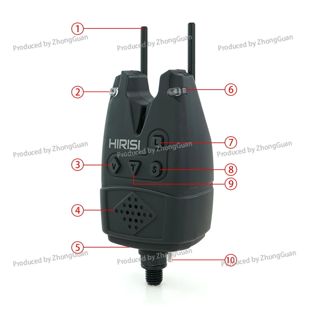 European Carp Fishing Library Fishing Outdoor Remote High-sensitivity Wireless Alarm
