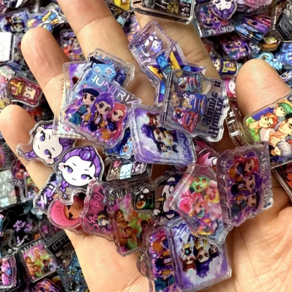 

52 шт. аниме K-pops Ddemons Hunters 2 см акриловый кулон Kawaii акриловая нашивка ручной работы аксессуары «сделай сам» брелок PP клип патч игрушка