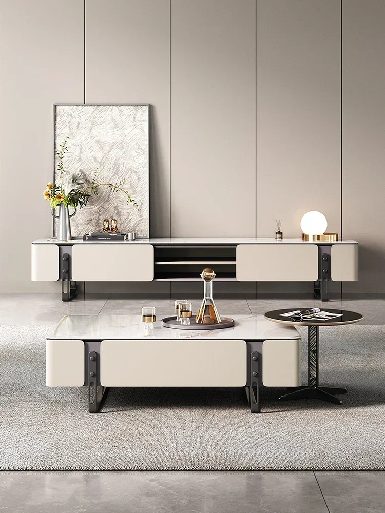 

Практичный шкаф для телевизора из каменной плиты, журнальный столик, гостиная, настенный шкаф из микрокристаллического камня