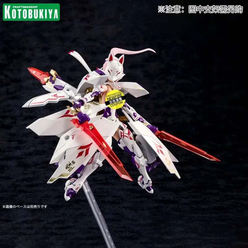 In Stock Original Kotobukiya Anime Action Figure MEGAMI DEVICE ASRA NINE-TAILS Assembly Model Kit Collection Toy Gift