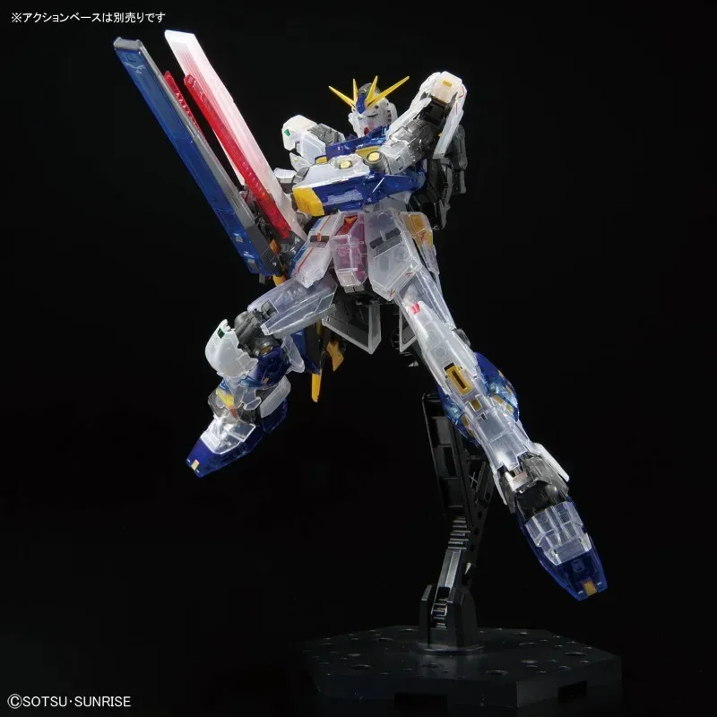 Bandai en Stock Original RG 1/144 GUNDAM SIDE-F Limitée RX-93ff V GUNDAM [Couleur Claire] Anime Figurines Jouets PVC Collection