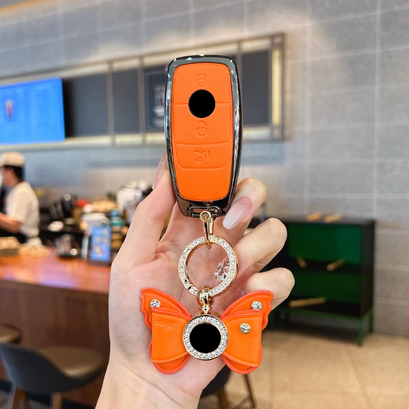 

Suitable for Mercedes Benz keycase C E A B S Class GLE GLA GLB GLC GLS AMG W176 177 203 204 205 211 key shell keychain keycover