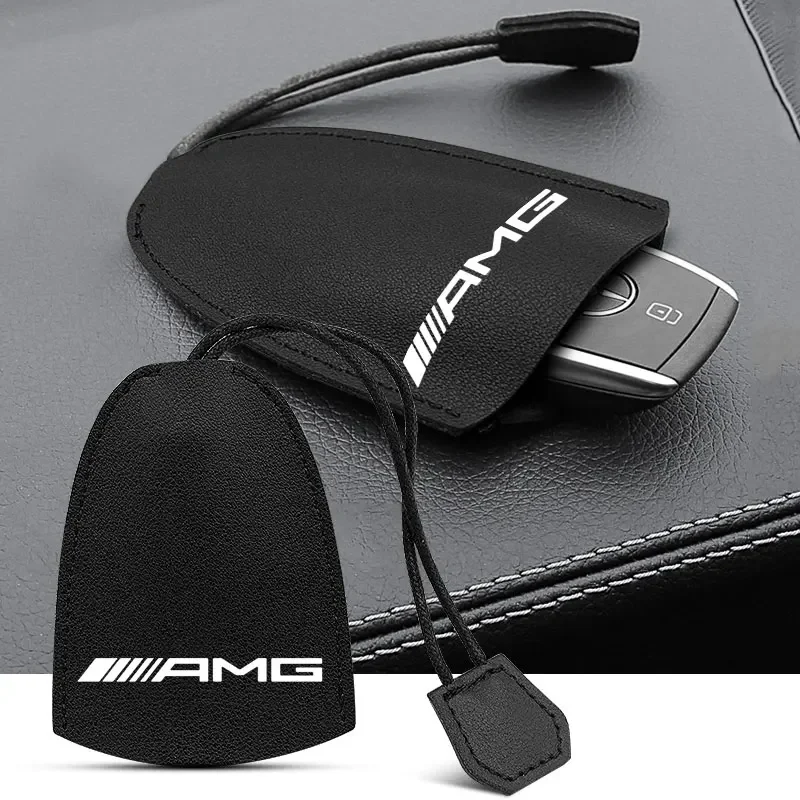 Car Capacity Key Case Cover Soft PU Leather Prevents Key Loss and Scratches Suitable For Mercedes Benz B/C/E/S Clase A C200L