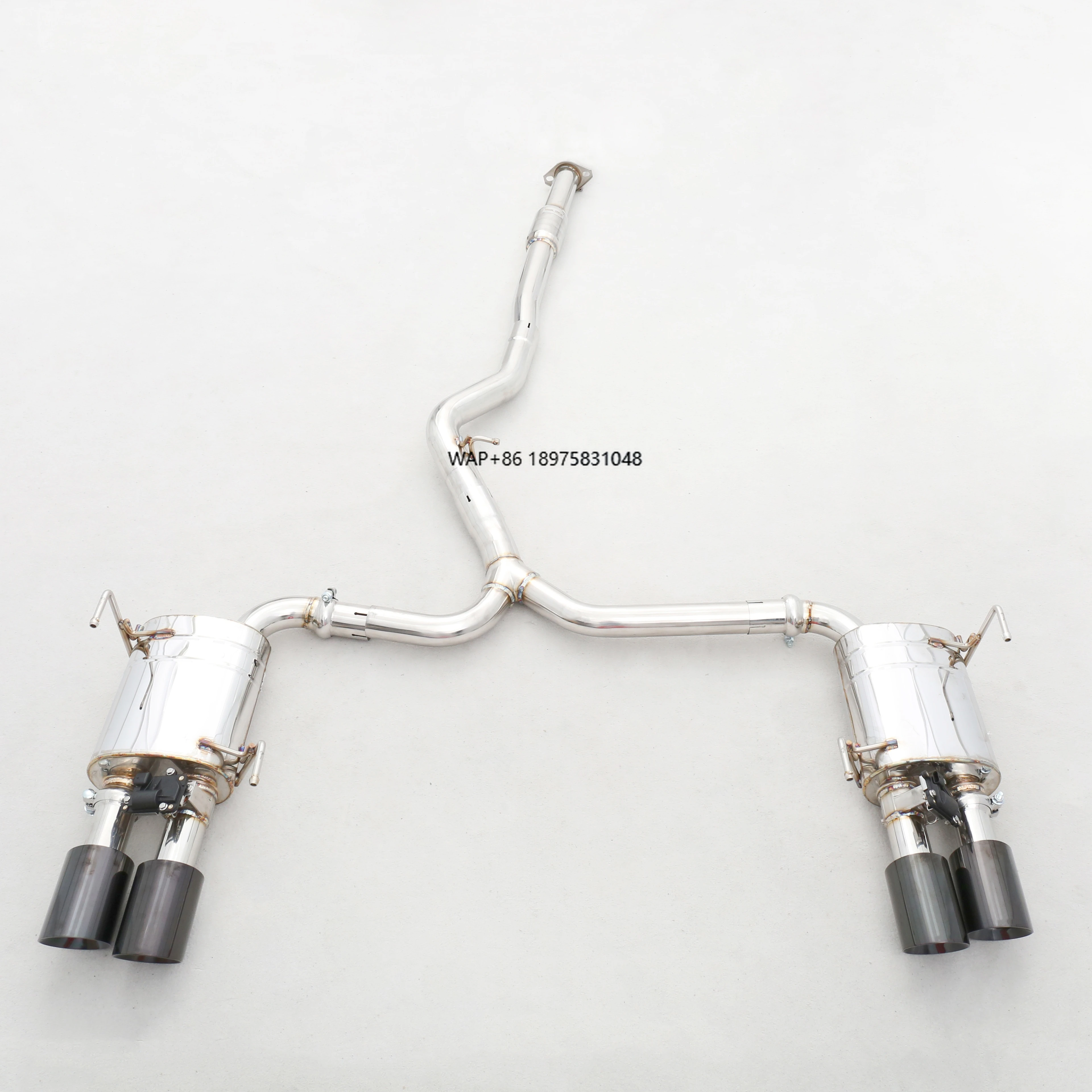 

Custom 304 Stainless Steel/Titanium Valved Exhaust System for STI Gen12 2.4 Exhaust Pipes