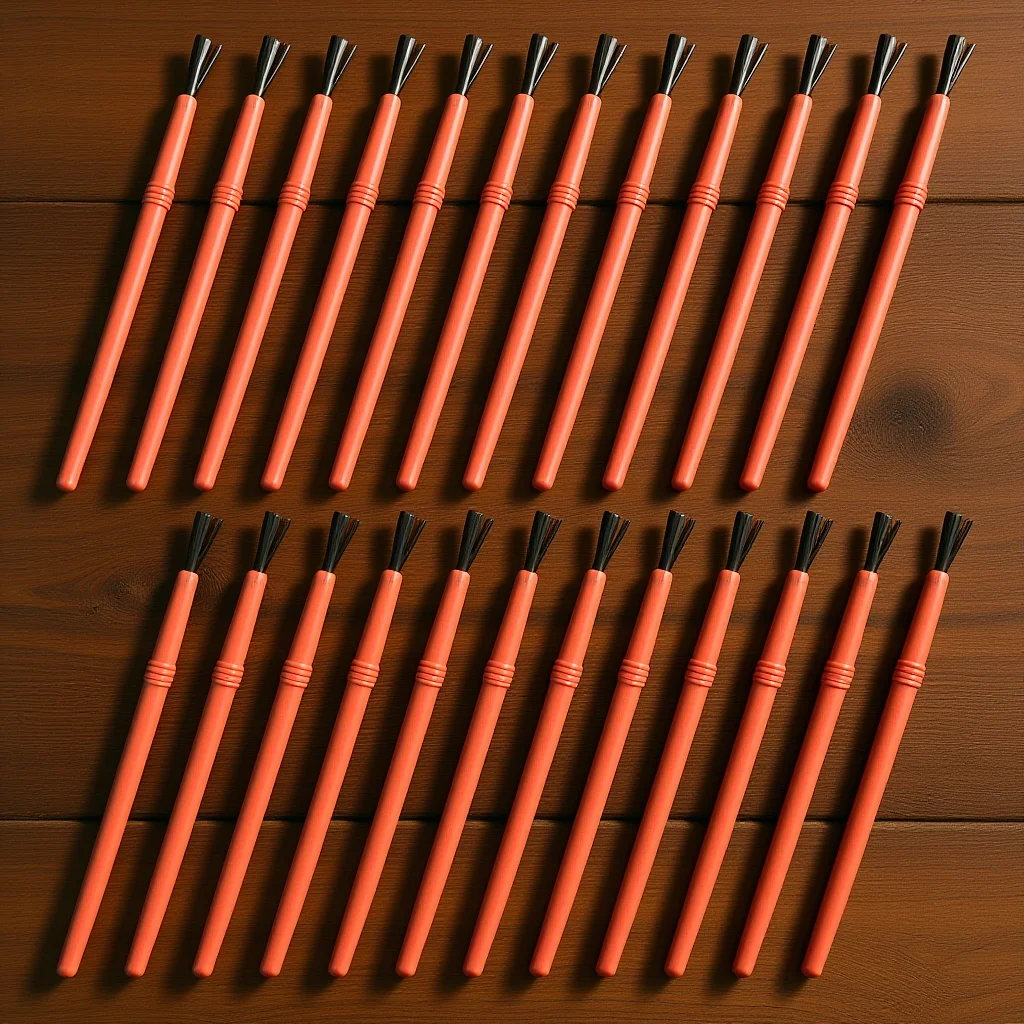 

50pcs Watercolor Paint Brushes for s DIY Plastic Brush Set Small Child Painting Tools Artist Acrylic