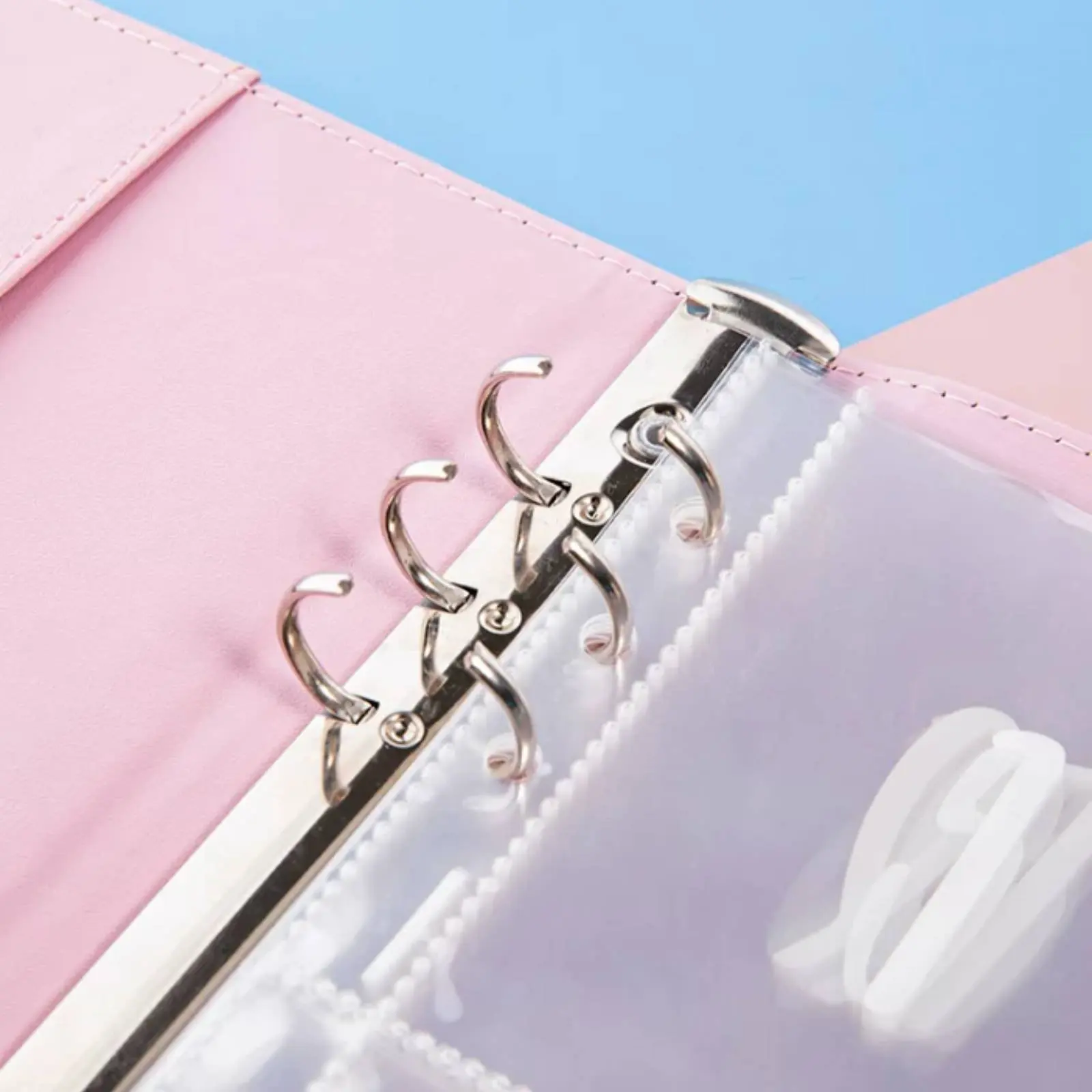 

100 Envelope Saving Binder Reusable Trackers Currency Stuffing Binder A5 Measurement Budget Planner Waterproof Pockets Budgeting