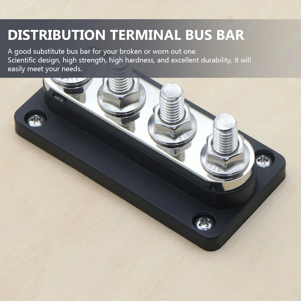 High Current Terminal Block Studs Boating Car Accessories for Marine Distribution Bus Bar Strips Multiple Auto