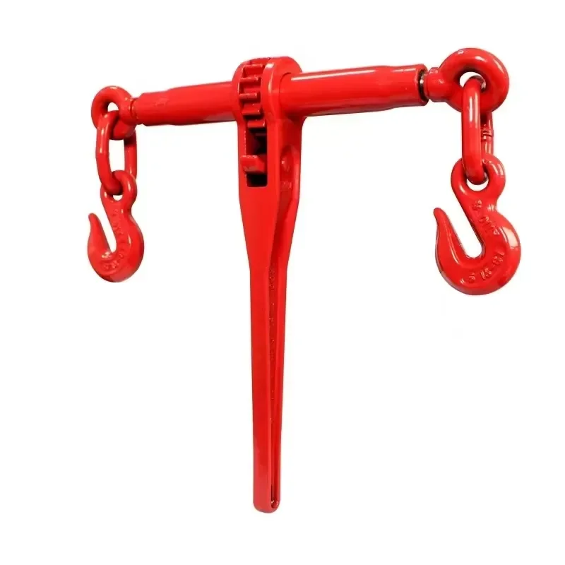G100 Ratchet Binder 1/4-5/16 5/16-3/8 3/8-1/2 WLL Forged Handle with Safety Pin for Truck/Logging/Mining Lashing