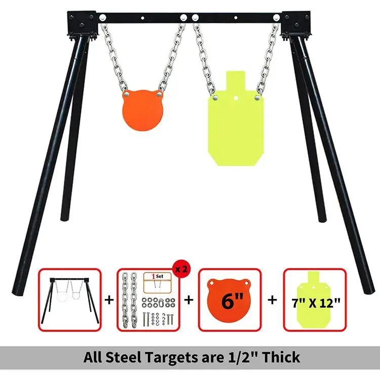 

Steel Target Stand AR500 Shooting Target System Complete Kit