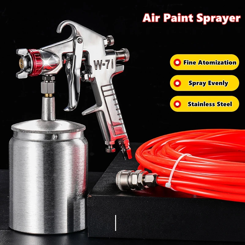 Siphon/Gravity Pneumatic Spray Paint Gun Professional High Atomization Paint Sprayer for Painting Cars,Furniture Parts Painting