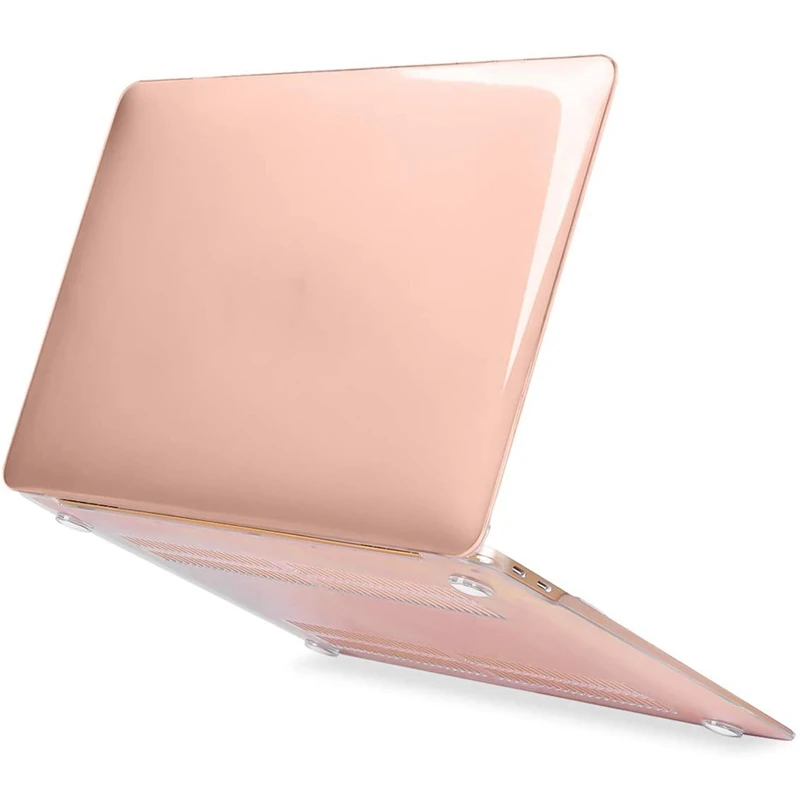 Computer Protective Cover Crystal Plastic Hard Case for MacBook Air 13 A2337 M1 A2179 A1932, Transparent