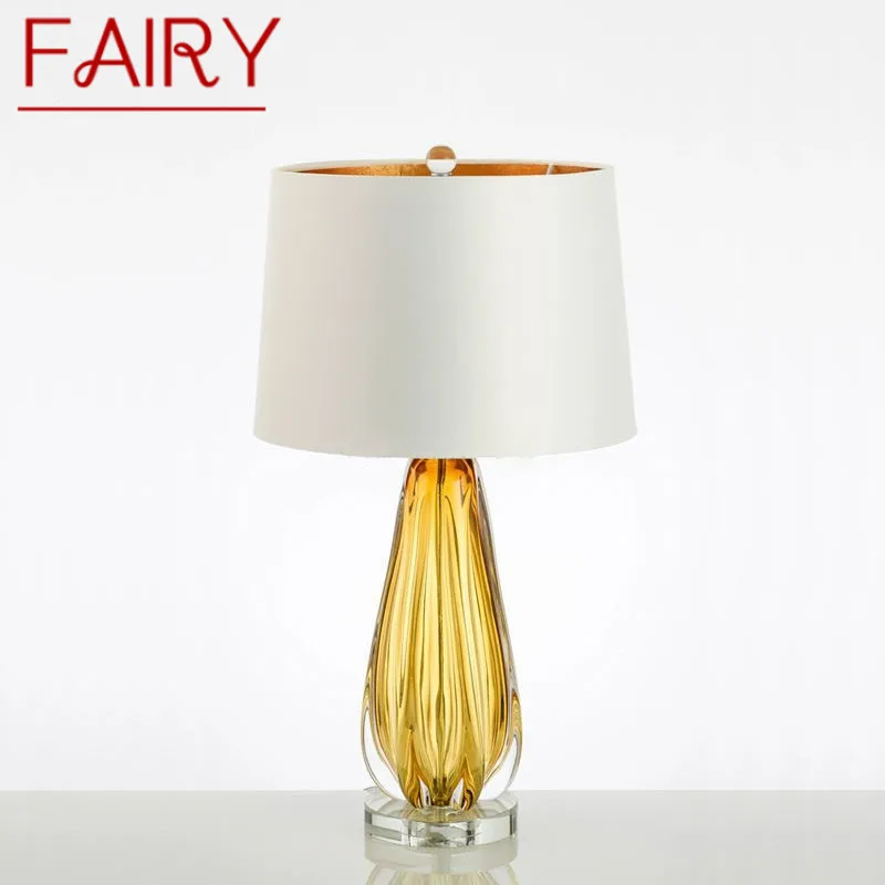 

FAIRY Nordic Glaze Table Lamp Modern Art Iiving Room Bedroom Study Hotel LED Personality Originality Desk Light