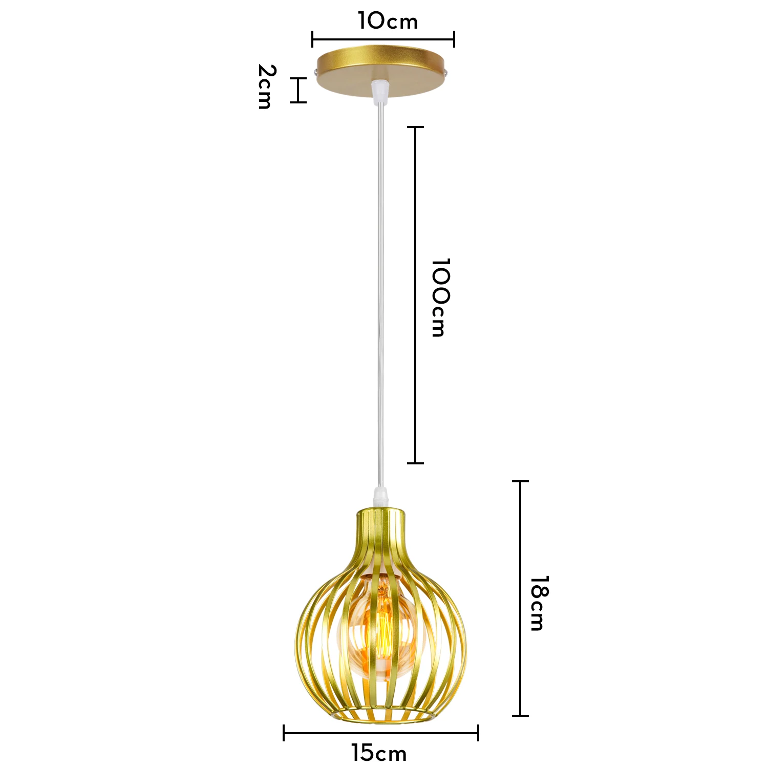Retro Industriële Hanglamp Kap Geometrische Moderne Ijzeren Lampenkap Restaurant Hanglamp Creatieve Gang Verlichtingsarmatuur