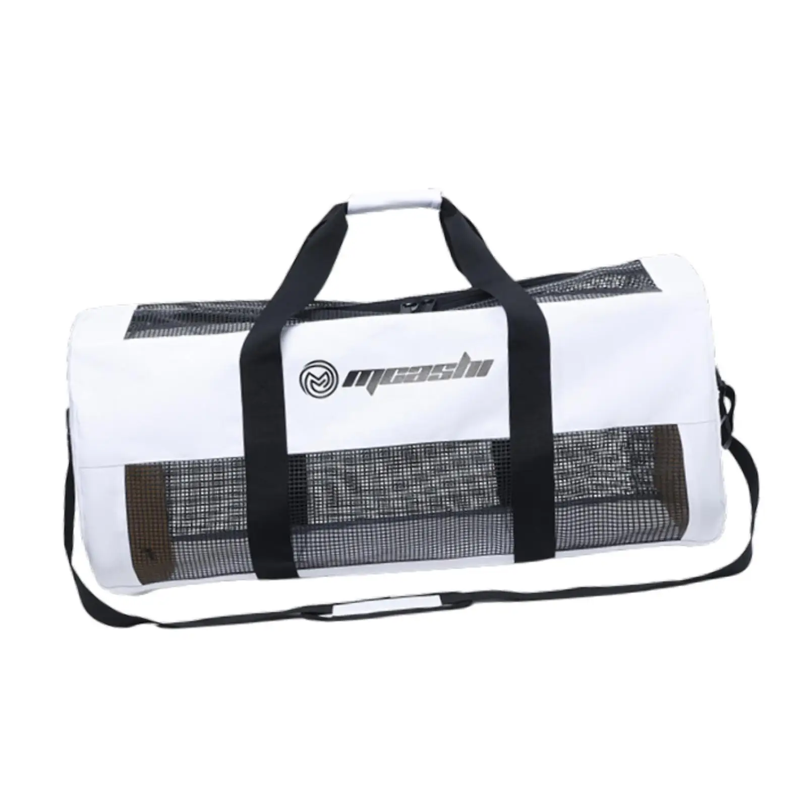 

Adjustable strap and zippered duffel bag for water activities