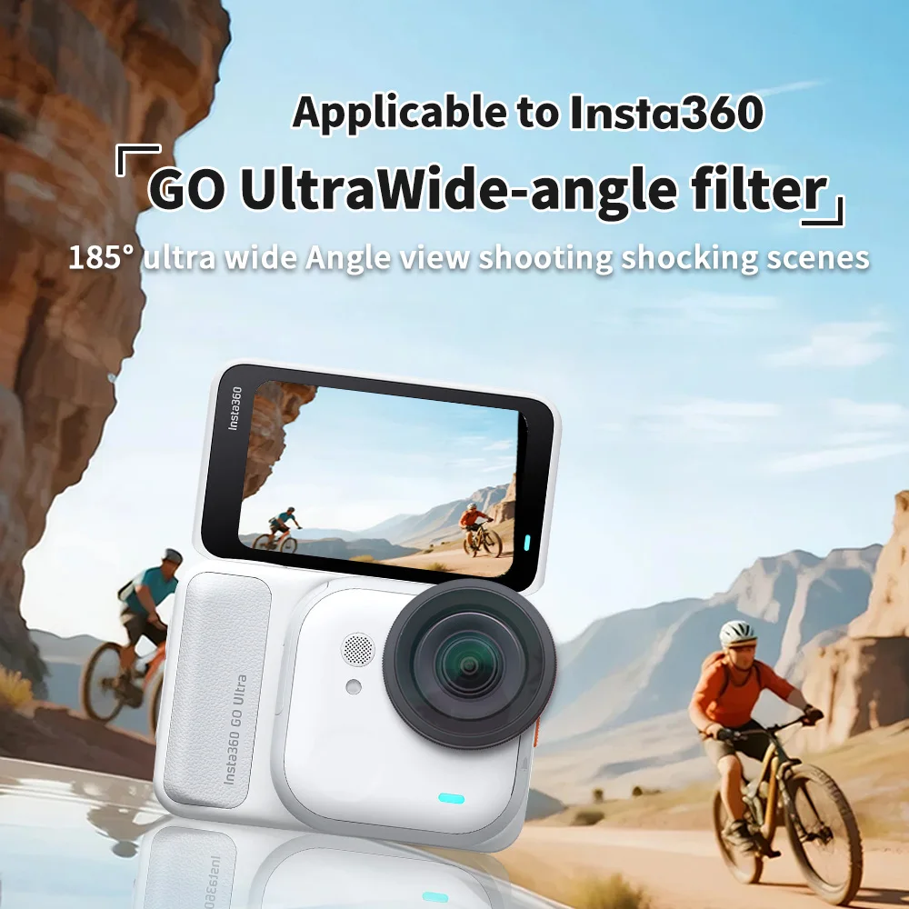 insta360-go-超広角フィルター-185-度-hd-広視野カメラフィルターアクセサリーに適しています。