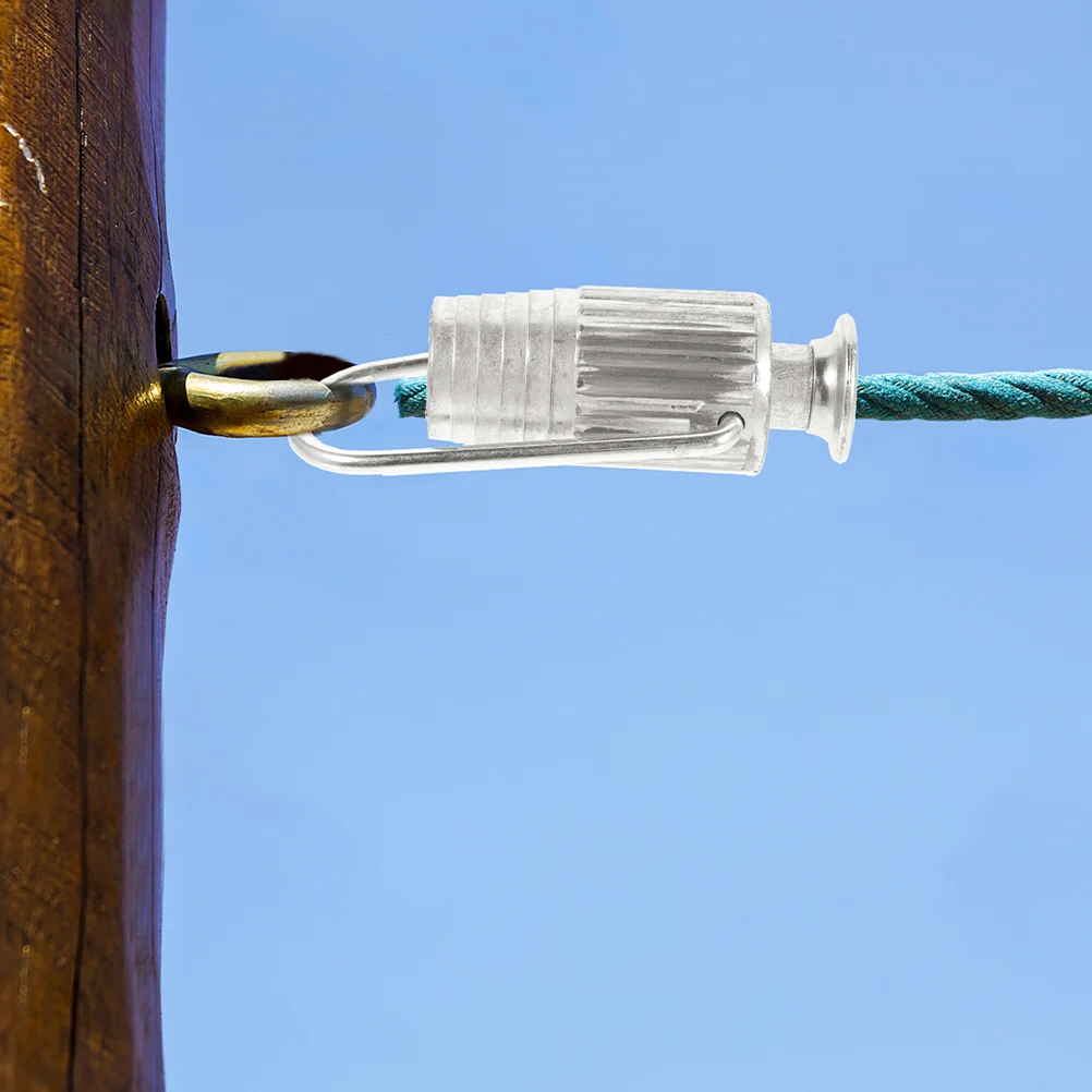 Clothesline Wire Metal Rope Tightener Aluminum Tighteners Tensioner Reusable Lines