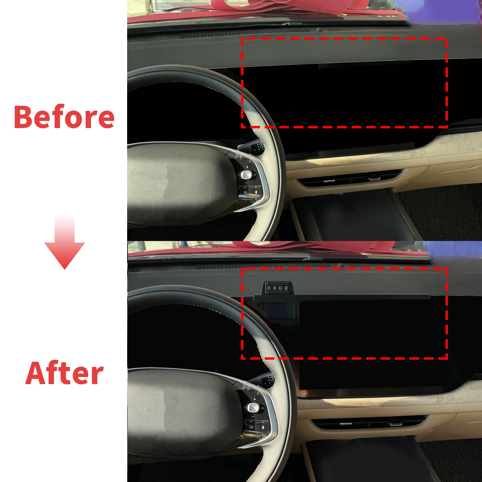 

for Changan CS75 Plus IV 2025 2026 2027 Stable Clip-On Phone Holder​​ Mount Screen Base No Vibration​ Car accessoires