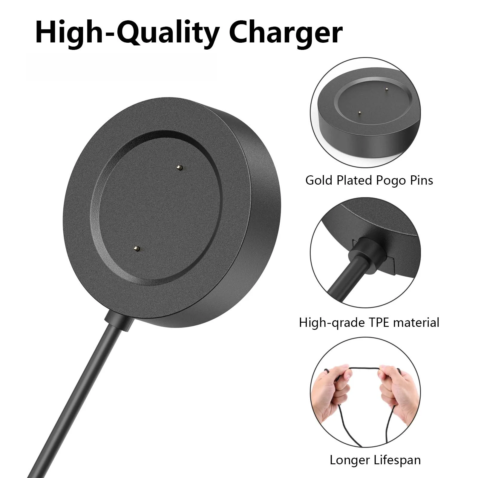 Picture 4: Replacement Charger Compatible with Xiaomi Color Sport/Color 2/S1 Active USB Smartwatch Charger Xiaomi Charging Dock