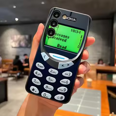 Retro Nostalgia For N-Nokias Phone Case For Samsung S25 Ultra S24 S23 S 22 S21 S20 Plus Fe Galaxy A54 A53 A34 A25 A16 Cover