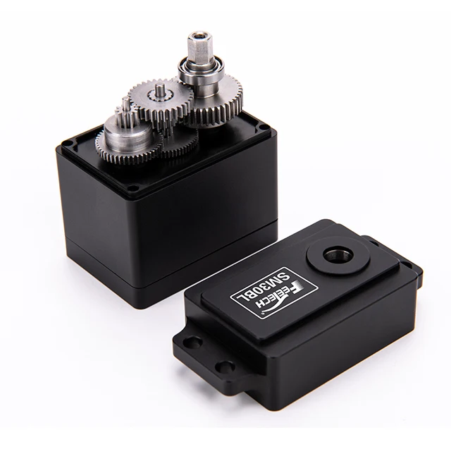Motor Servo Robot 14kg 24V RS485 Brushless Double Ball Bearing Feetech SM30BL untuk Kontrol Rotasi Sendi Kepala Robot DIY