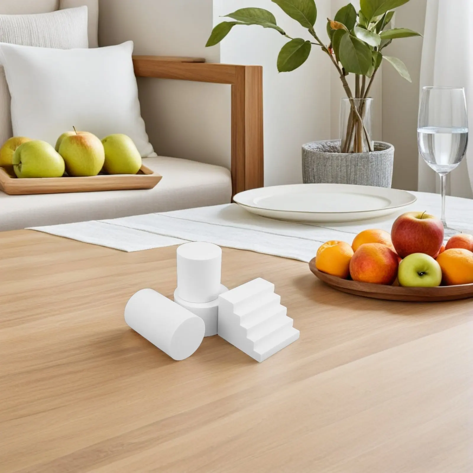 

Набор для фотосъемки: портативный пенопластовый фон-декор, устойчивая портативная лестница, геометрические кубы из пенопласта для косметики и ювелирных изделий