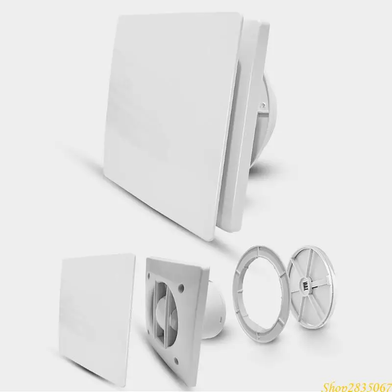 Remote Controls Wall Exhaust Fan 6inch Square Duct Fan Low Noise Ventilation Fan 831F