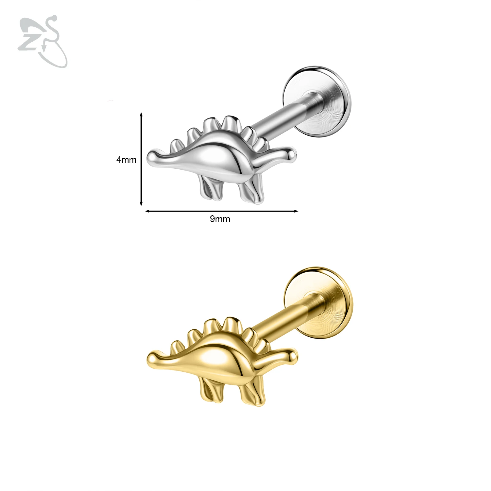 16G/18G Stainless Steel Labret Lip Ring Internal Thread