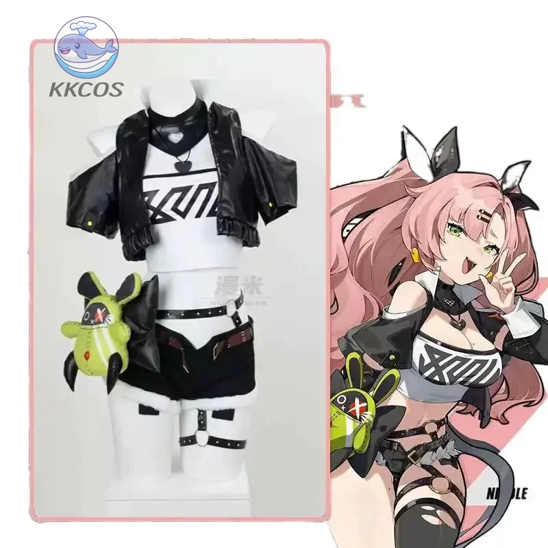 

Zenless Zone Zero Николь Демара Рождественская вечеринка Великолепная униформа Аксессуары Реквизит Полный набор KKcos