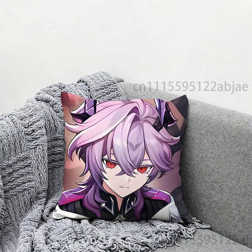 G-Genshin D-Durin Throw Pillow Case Decoration Bed Custom Square Pillowcase Pad Cover