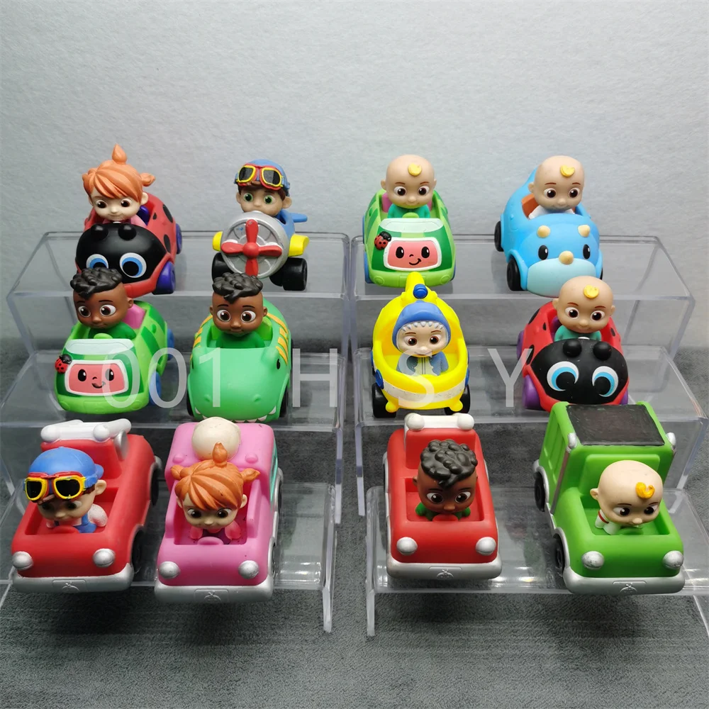 Originele Multi Style Willekeurig Sturen 7cm ~ 8.5cm Watermeloen Pop Kleine Auto Kinderen Spelen Thuis Speelgoed Cadeau