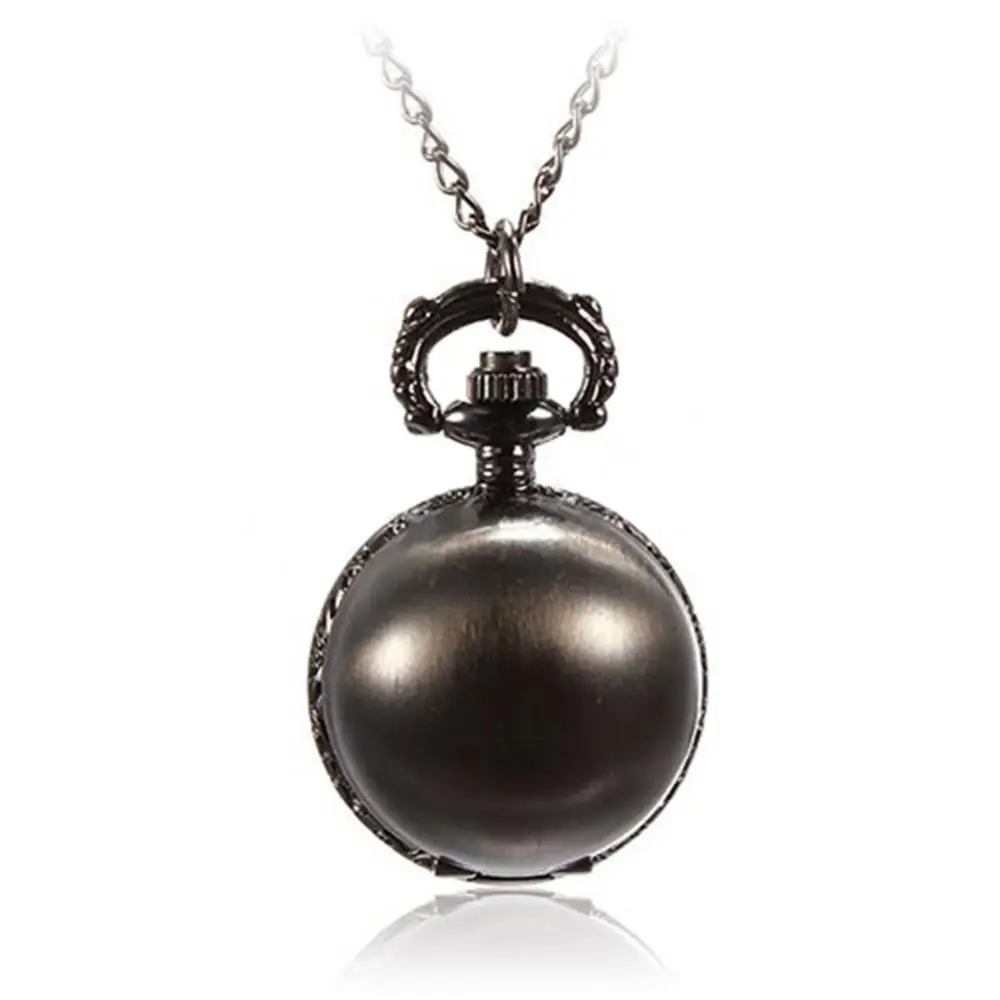 Quartz Pocket Watch Necklace Pendant Gifts For Women Man with Fob Chain  Steampunk Quartz Necklace Pendant Chain Pocket Watch