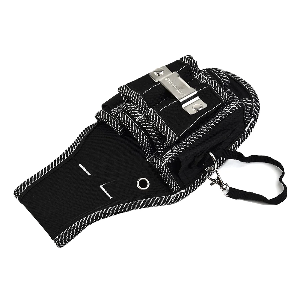 Brand New High Quality Organize Favorite Tools Hung On Your Waist Tool Case 10.24*3.94*2.56 In 9 Sleeves Black