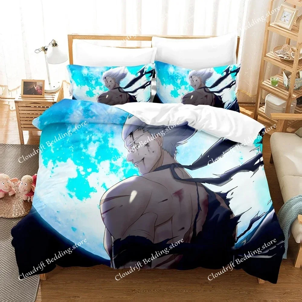 

New Anime One Punch Man Duvet Cover Sets Pillowcase Bedding Set Kids Children Gift Girls Twin Full Queen King Size Bed Linen026