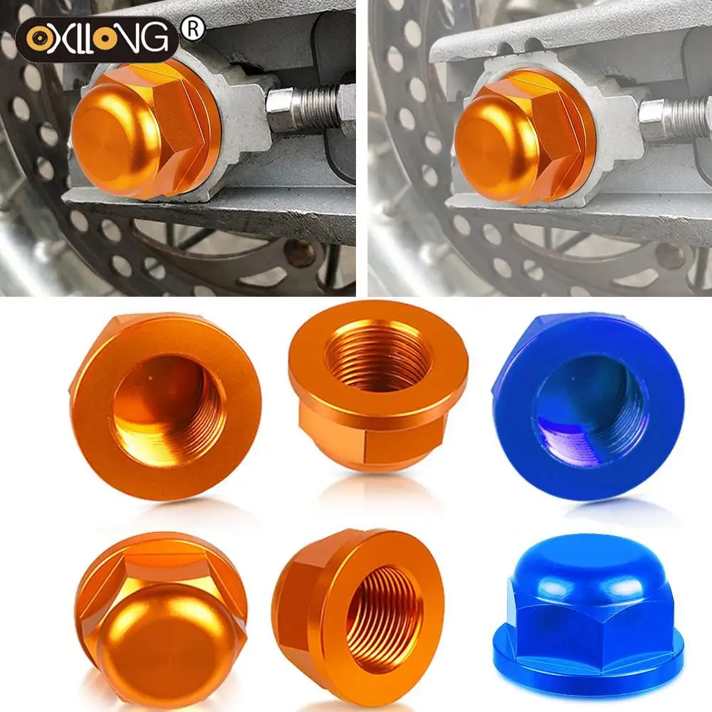 M20x1.5 Rear Wheel Lock Spindle Pin Nut For EXC EXCF XCW 125 250 350 450 500 300 2016 2017 2018 2019 2020 2021 Rear axle screw