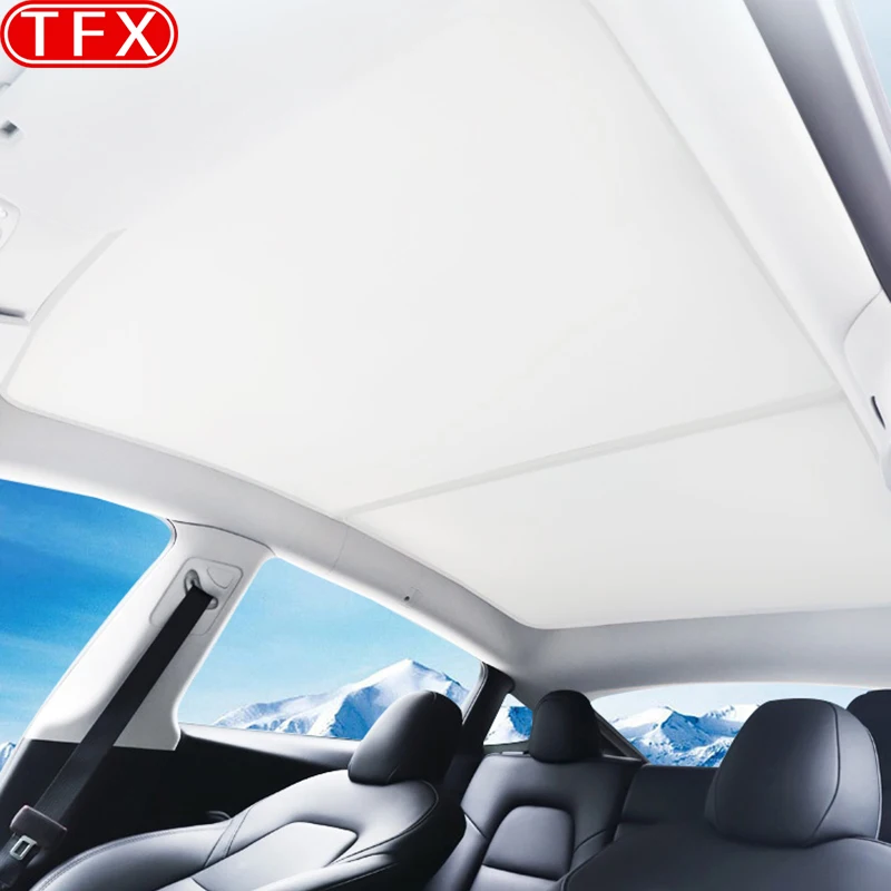 

FOR BYD Seal ATTO 4 2024 2023 Car Sunroof Sky Curtain Sunshade Roof Thermal Insulation Sunscreen Panoramic Sunroof Front Panel