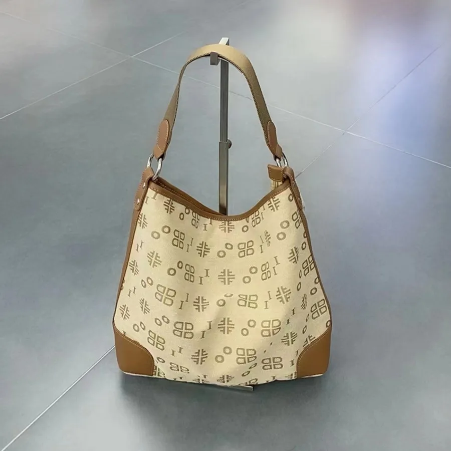 

FIDO DIDO Shoulder bag Underarm Bag Women's Bag Retro Oxford Waterproof Hardware zipper Casual Party Work Authentic 2349-7