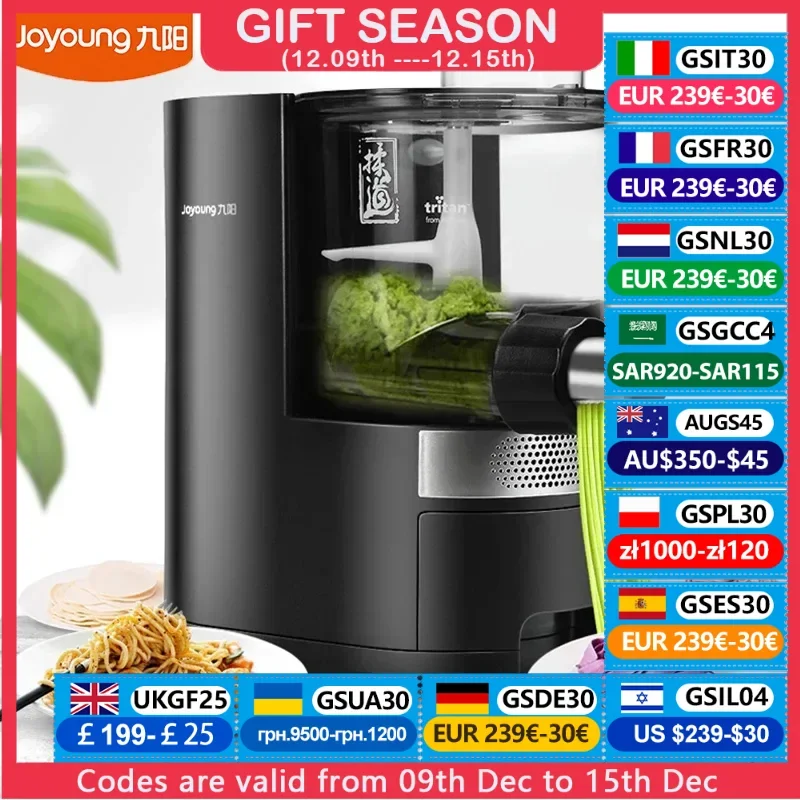Joyoung Noodles Machine M6-L20 Fully Automatic 220V Dough Knead Machine Household Noodles Maker 12H Reservation Pasta Machine