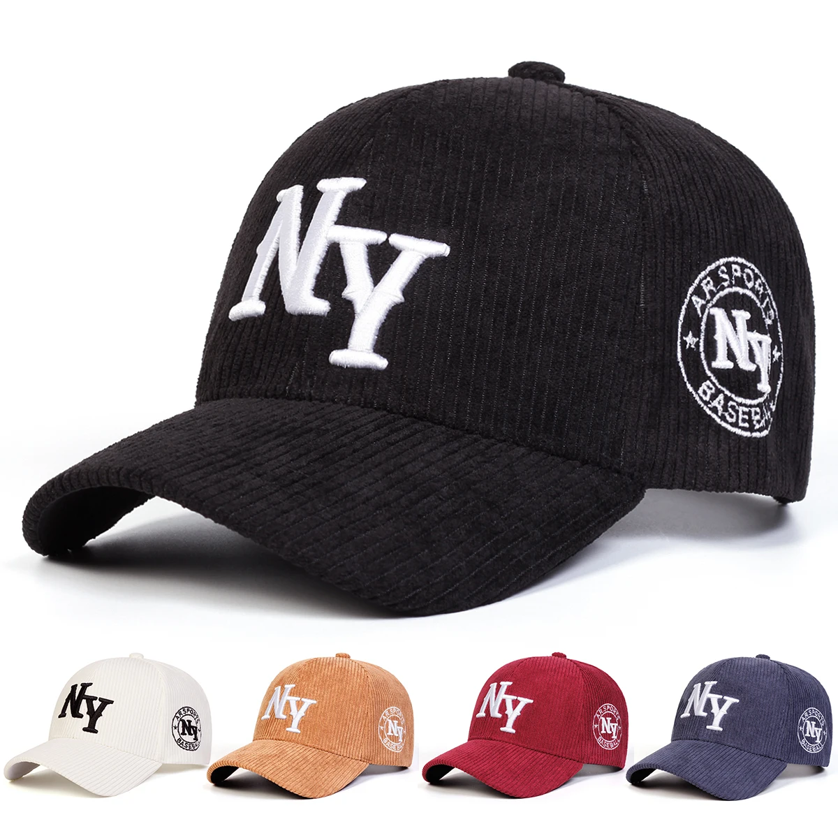 للجنسين سروال قصير نيويورك التطريز قبعات البيسبول الربيع والخريف في الهواء الطلق قابل للتعديل قبعات عادية واقية من الشمس قبعة قبعة رياضية