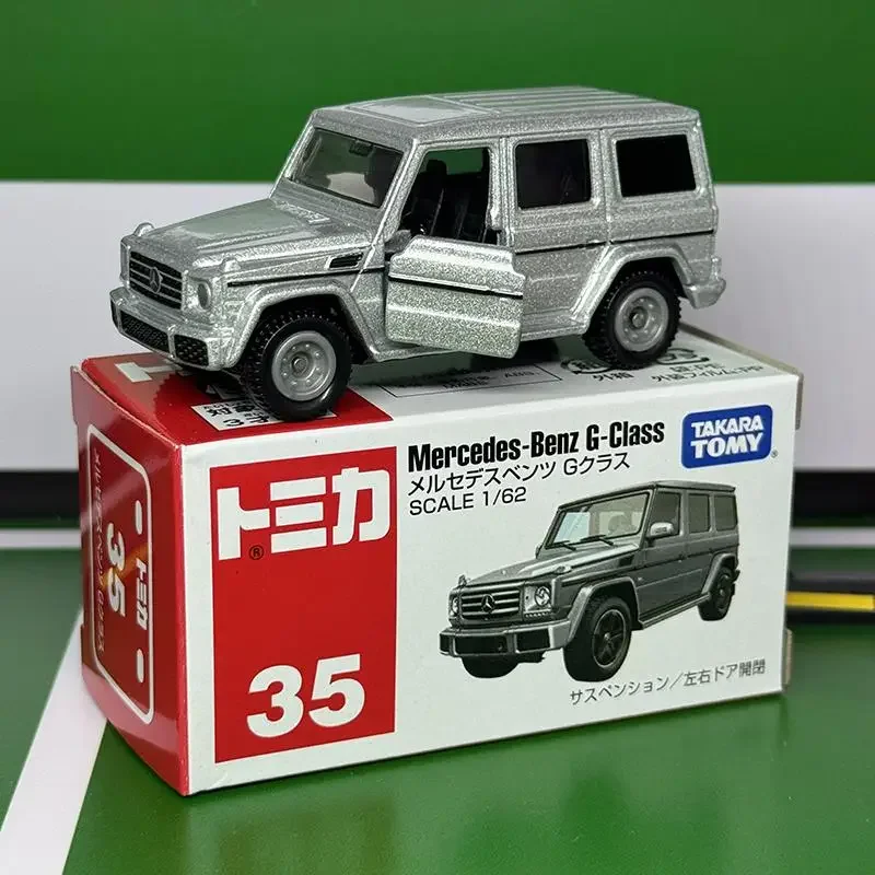 Takara Tomy Tomica No. 35 Mercedes-Benz G-Class (Box) Mini Car Toy Model Replica Series Children Christmas Gifts Boy Toys