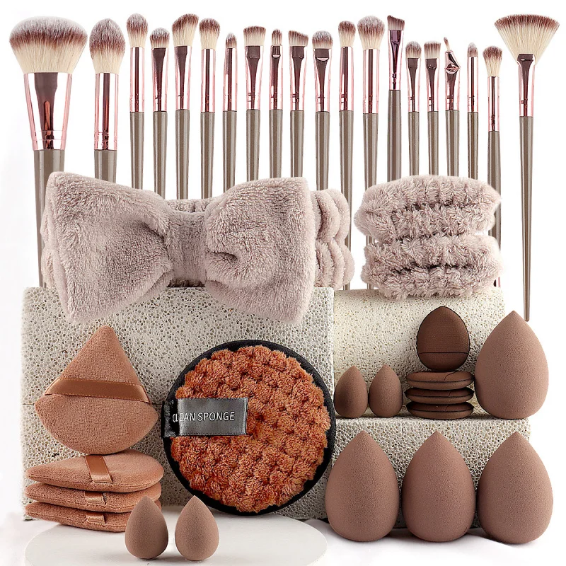 

40pcs Beauty Tools Major Combination Suit Face Wash Makeup Full Set