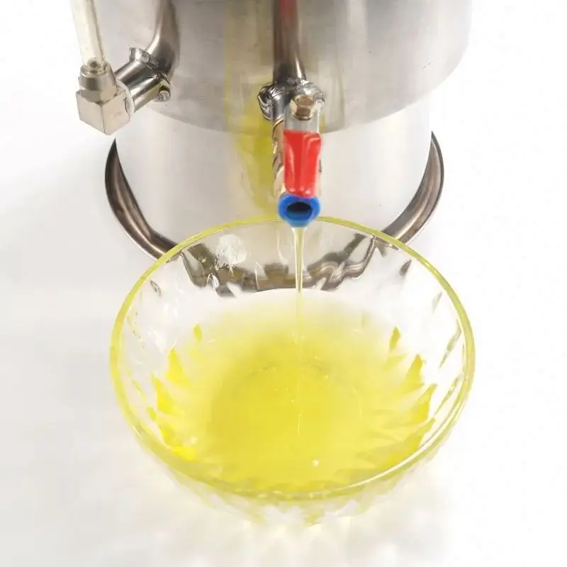 Mini Stainless Steel Household Vacuum Edible Flaxseed Soybean Sesame Sunflower Seed Walnut Coconut Olive Oil Filter Machine