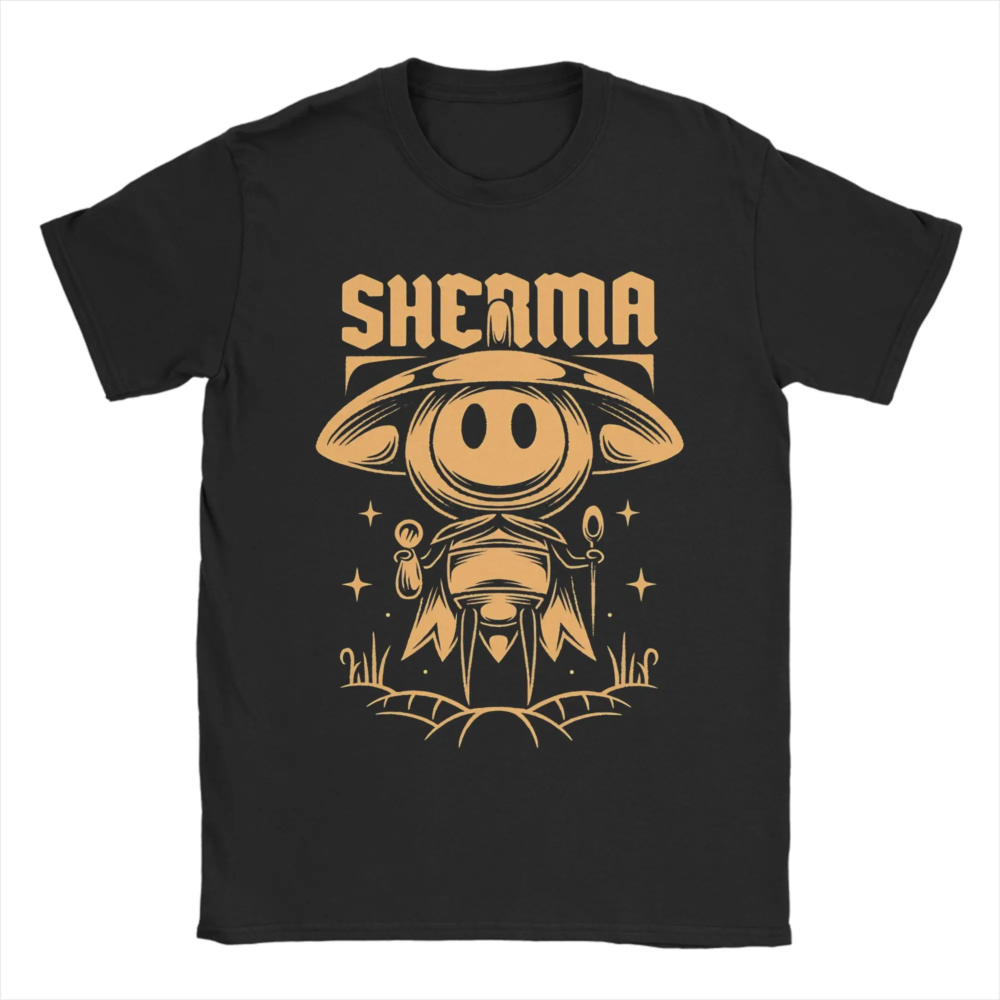 

Streetwear T-Shirt Summer Sherma Trendy Cool T Shirts Hollow Knight Cotton Tshirt for Couple Y2K Classic Short Sleeve Top Tees