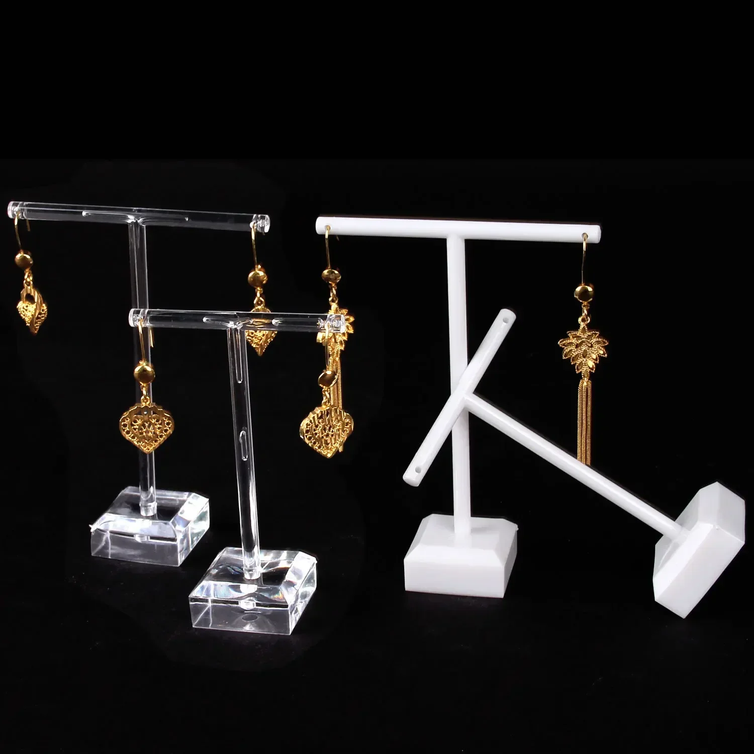 2pcs/sets Mini Earring Display Shelf Ear Stud Earrings Holder Rack Storage Jewelry Display