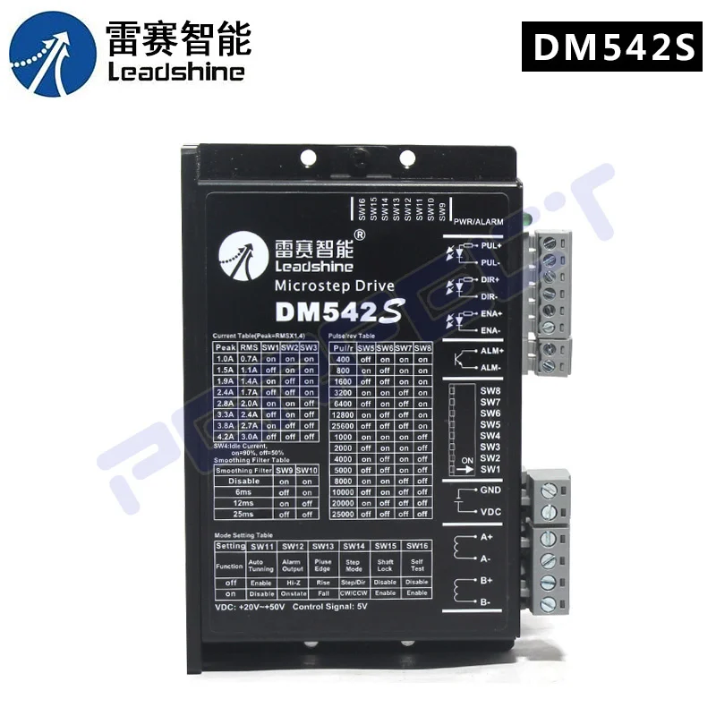 

DM542S Leadshine New Superior DSP 2PH 4.2A DC Driver For NEMA23 NEMA17 57mm 42mm Hybrid Stepper Motor replace DM542 M542 M542C